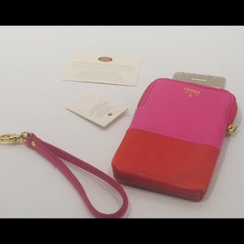 Fossil Wristlet/Phone Case Clutch.
