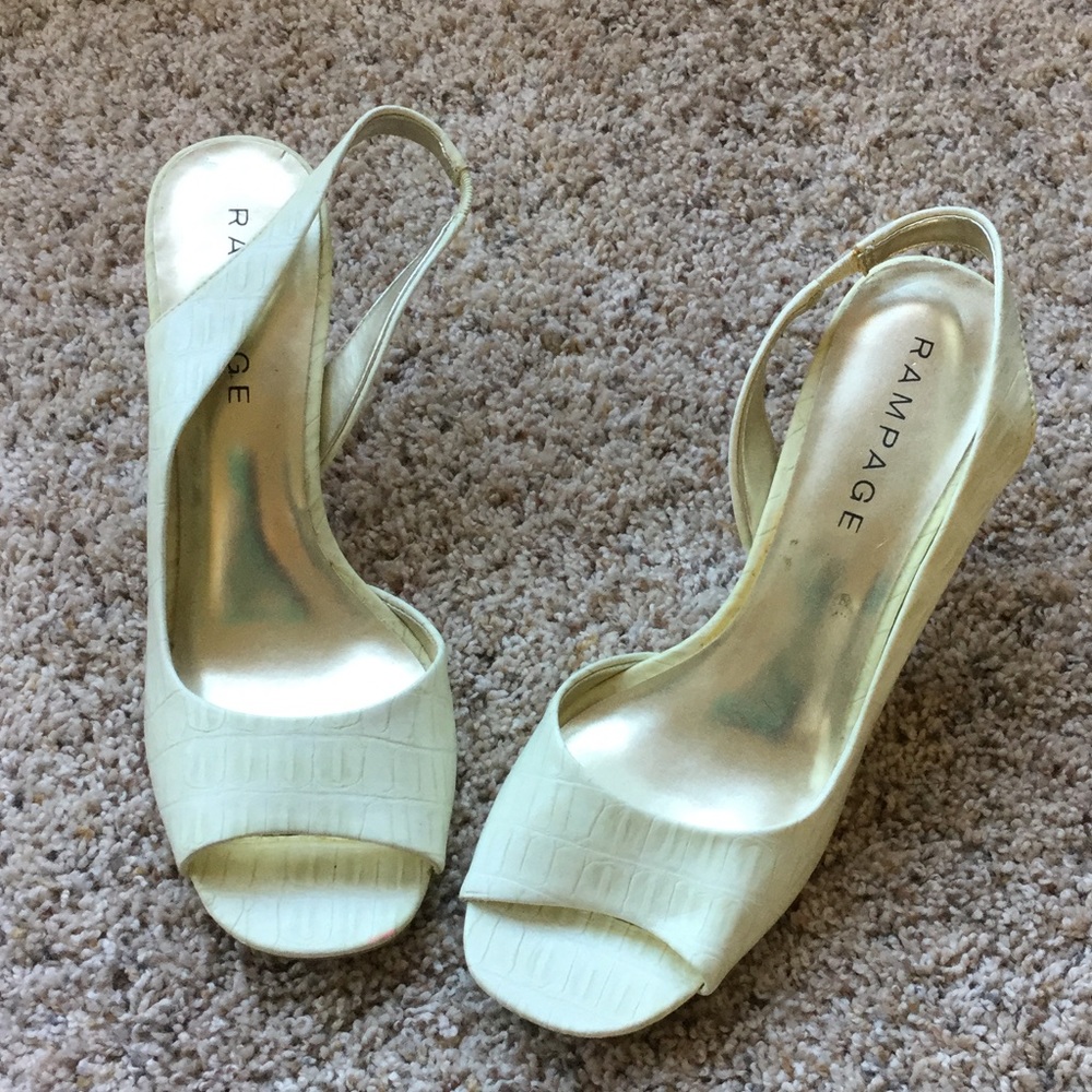 Rampage slingback heels