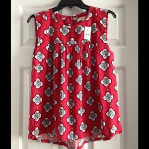 NWT LOFT Sleeveless Blouse