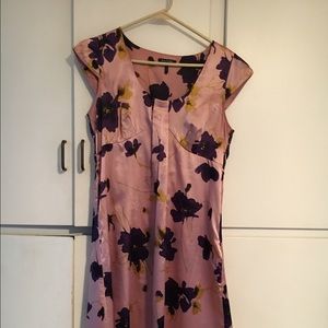 BEAUTIFUL feminine silk floral dress