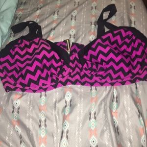 Plus size swim top