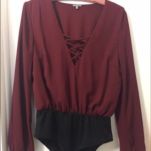 Maroon onesie/playsuit