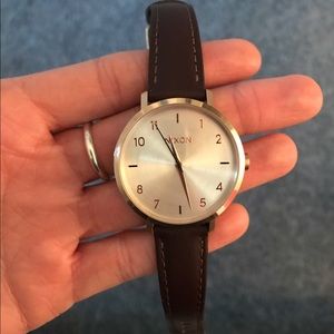 NWOT Women's Nixon Watch, Arrow Leather