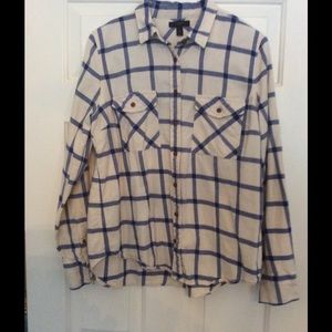 JCrew Plaid Flannel Shirt