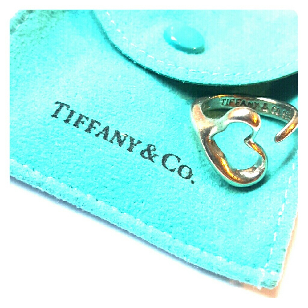 Tiffany & co. Elsa Peretti open heart ring