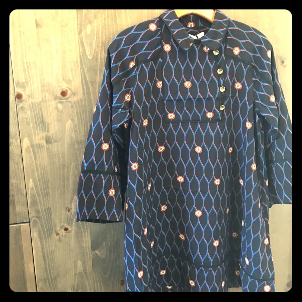 H&M x Kenzo Patterned Silk Dress NWT