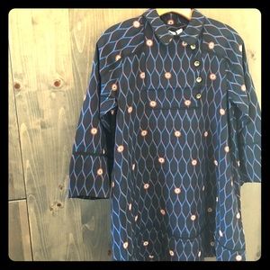 H&M x Kenzo Patterned Silk Dress NWT