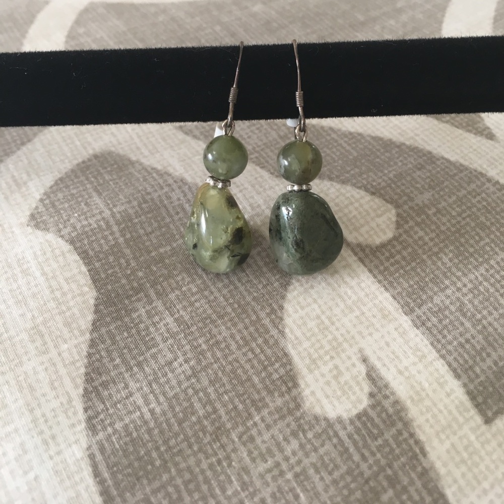 Natural stone earrings