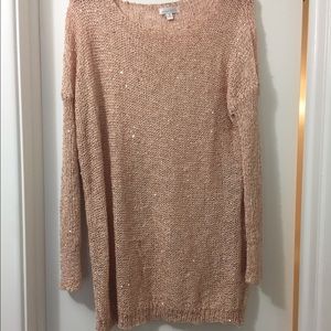 Light pink sweater dress