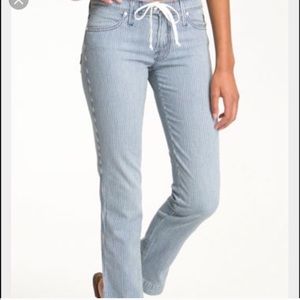 MOTHER Denim "Tie Me Up Rascal" crop size 26