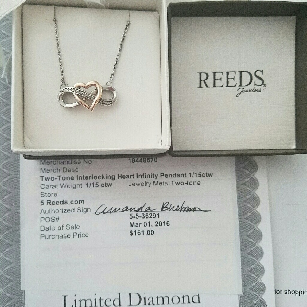 Reeds infinity necklace