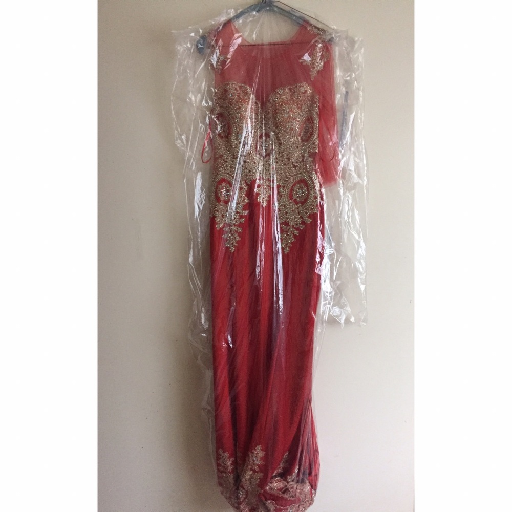 Shail K Original 3912 Red Dress
