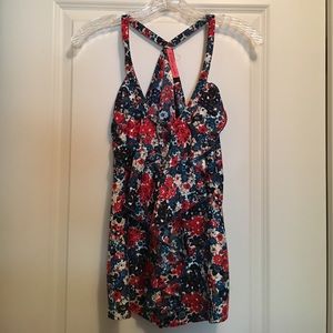 Eight Sixty Floral Ruffle Top