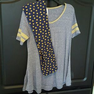 Lularoe os leggings & xs perfect t