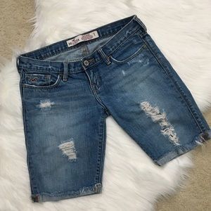 Hollister denim bermuda shorts