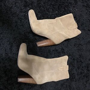Tan booties