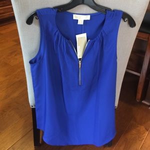 SOLD! Royal Blue Michael Kors Top