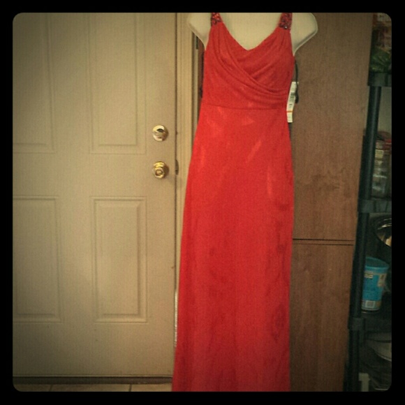 Dresses & Skirts - Prom!!!!    Red formaldress. Juniors 1/2.