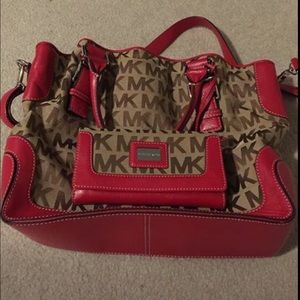 Michael kors purse and wallet