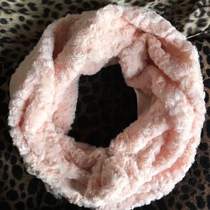 Pink, soft scarf
