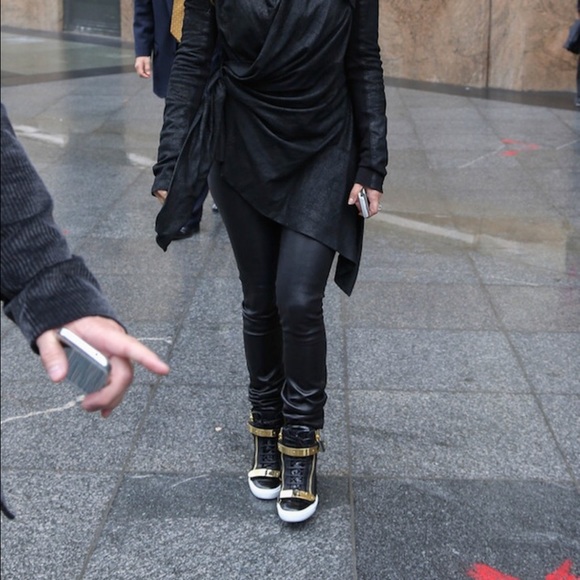 ‼️SOLD‼️ Giuseppe zanotti high top wedge sneaker - Picture 7 of 8