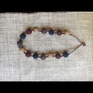 Bobble beaded necklace