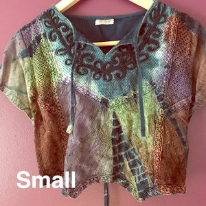 Tie dye Crop Top