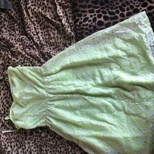 Aeropostale- yellow and white dress