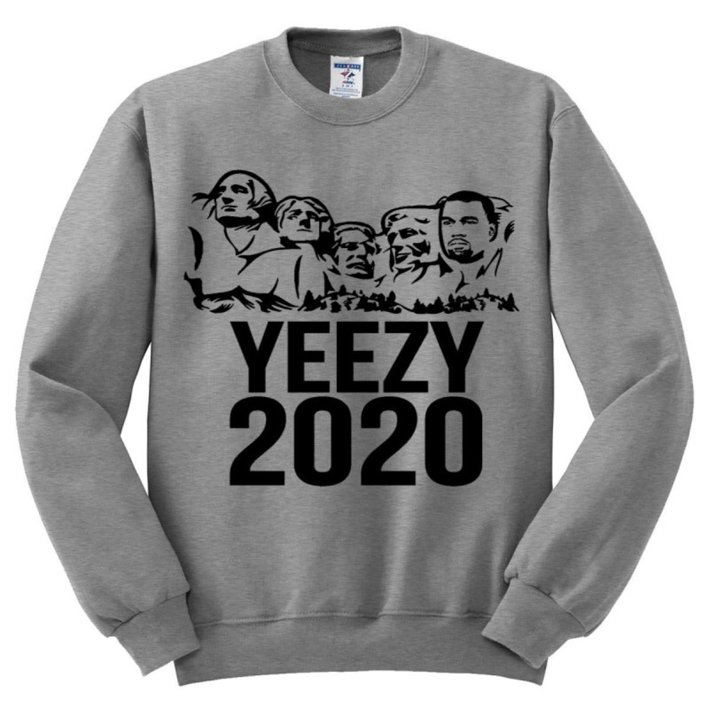 Yeezy 2020 Mt Rushmore Grey Unisex Sweatshirt