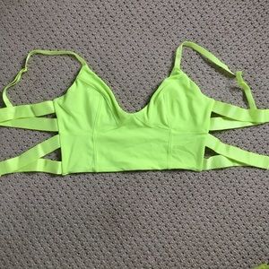Brand new Victoria secret neon bikini top