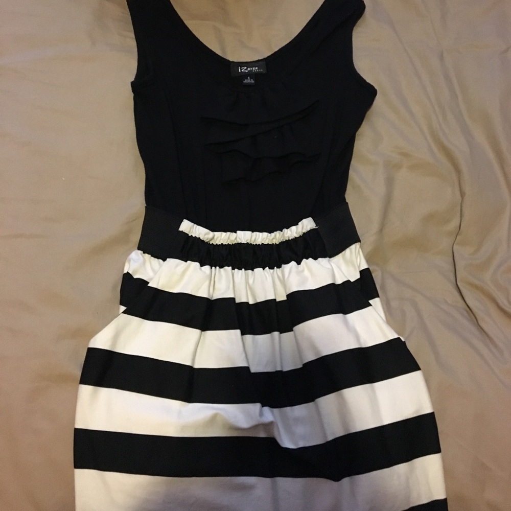 Black and white dress