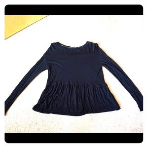 Wilfred Peplum Long Sleeve