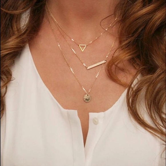 For Love and Lemons Jewelry - ‼️ONE LEFT 🌿 Boho Triple Layered Dainty Necklace