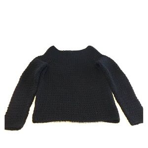 DKNY Chunky Thread Crop Sweater, Size S