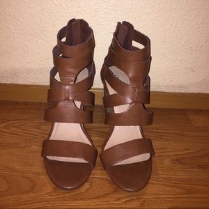Cathy Jean Heeled Ribbed Shoes