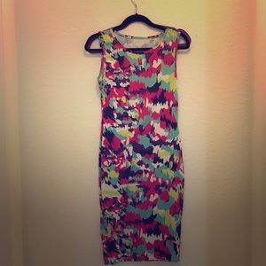 Multi colored body con