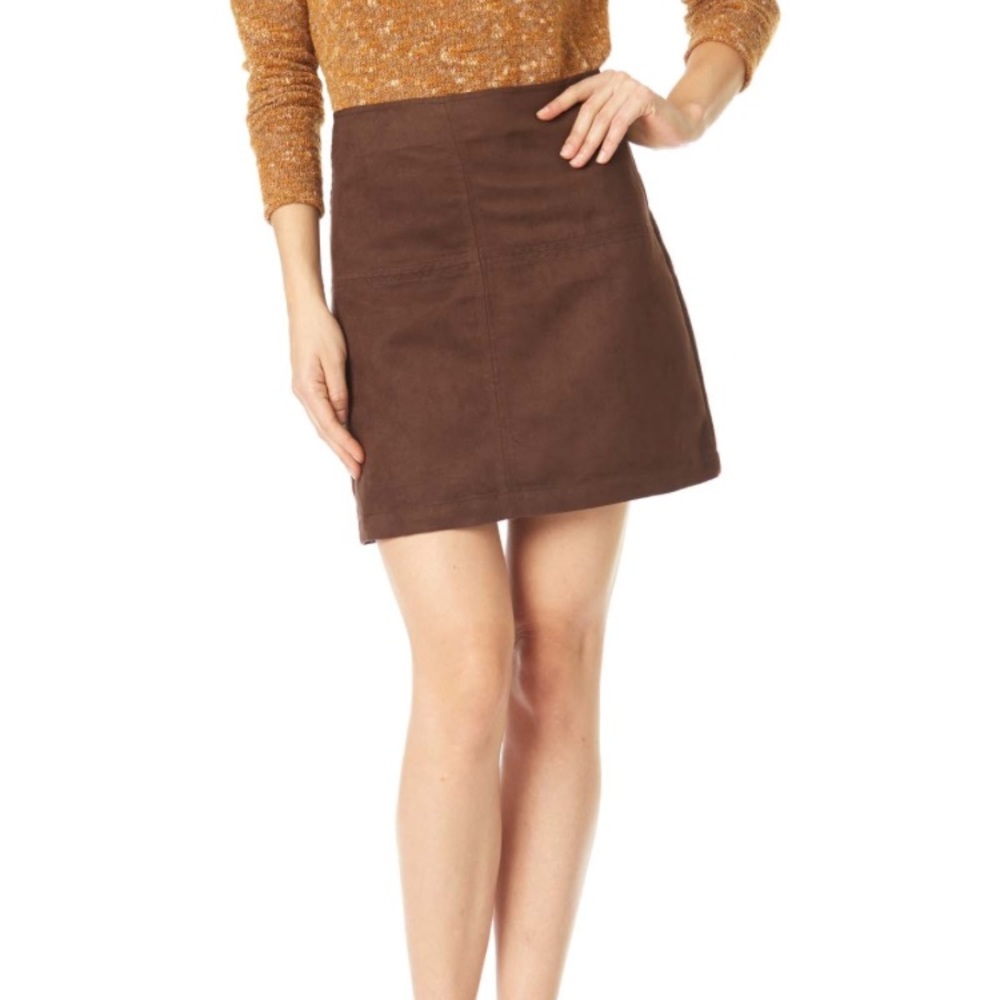 Sanctuary Suede Skirt
