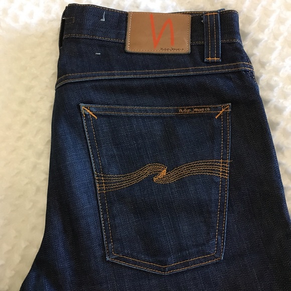 • SOLD • Men's Slim Jim Nudie Jeans W34 L32 - Picture 1 of 8