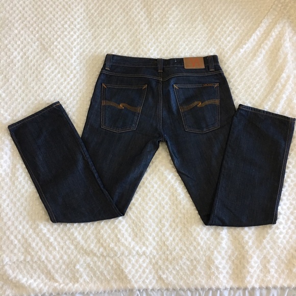 • SOLD • Men's Slim Jim Nudie Jeans W34 L32 - Picture 3 of 8