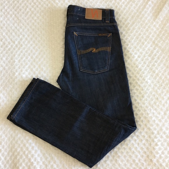 • SOLD • Men's Slim Jim Nudie Jeans W34 L32 - Picture 5 of 8