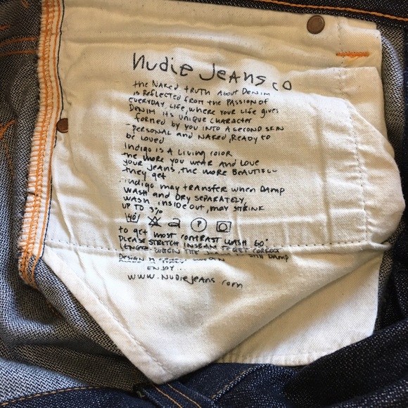 • SOLD • Men's Slim Jim Nudie Jeans W34 L32 - Picture 6 of 8