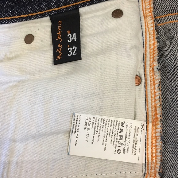 • SOLD • Men's Slim Jim Nudie Jeans W34 L32 - Picture 7 of 8