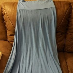 Lularoe maxi skirt worn once runs a little big