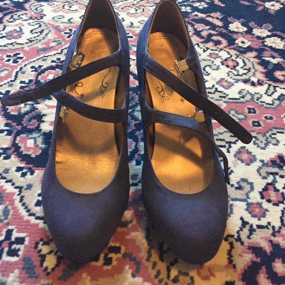 Double Strap comfortable heels