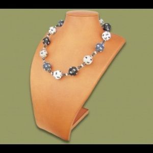Bobble beaded necklace