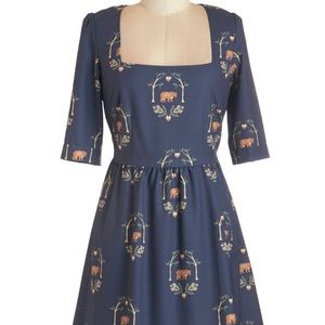 Modcloth Cottage Bound Dress
