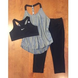 Nike Bundle - Bra(no padding), Tank, Tights