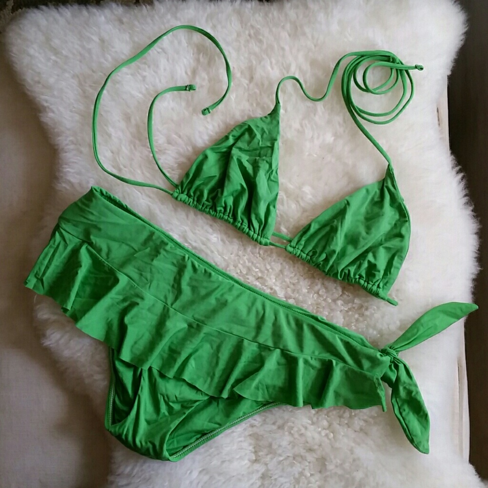 Ralph Lauren two piece swim suit.
