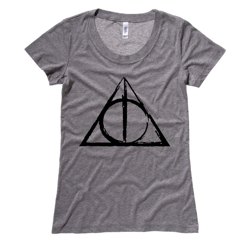 Harry Potter Deathly Hallows Grey Crew Neck
