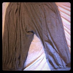 Used wet seal parachute Capri Pants.